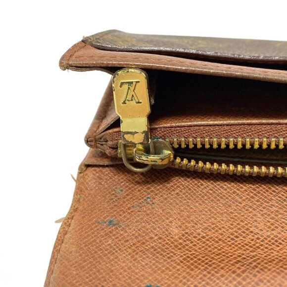 Auth LOUIS VUITTON Porte Monnaie Zip M61735 Monogram - Unconfirmed Bifold Wallet - Picture 8 of 11
